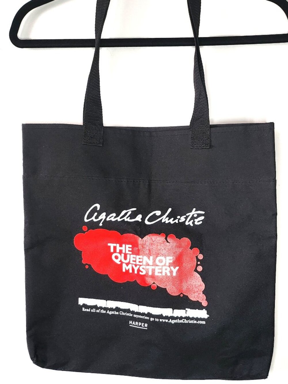 Agatha Christie "Queen of Mystery" Canvas Tote | HarperCollins Promo | Unisex